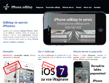Tablet Screenshot of iphone-odklep.si